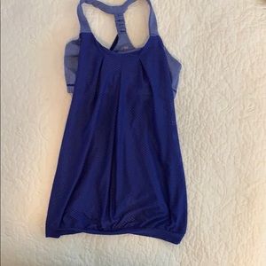 CAbi 803 athletic Racerback cobalt blue tank - s
